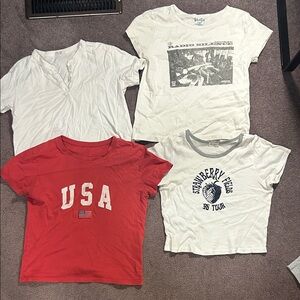 Brandy Melville, John Galt, pack of 4 crop tops